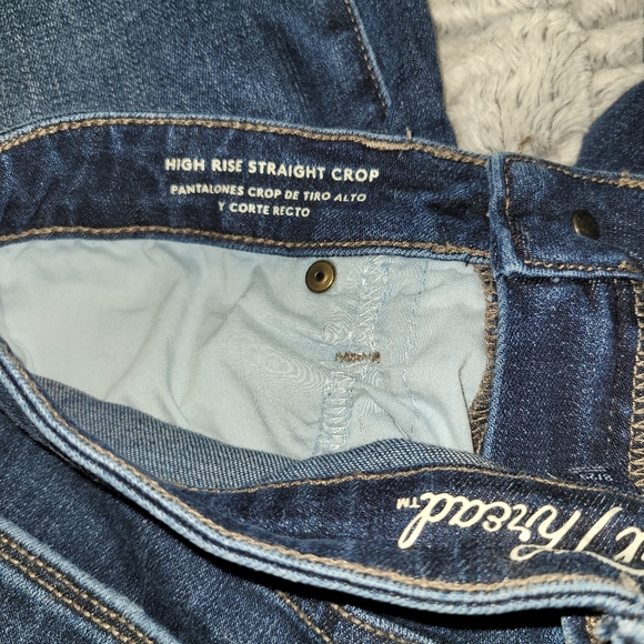 Universal Thread High Rise Straight Crop Jean - Picture 5 of 5